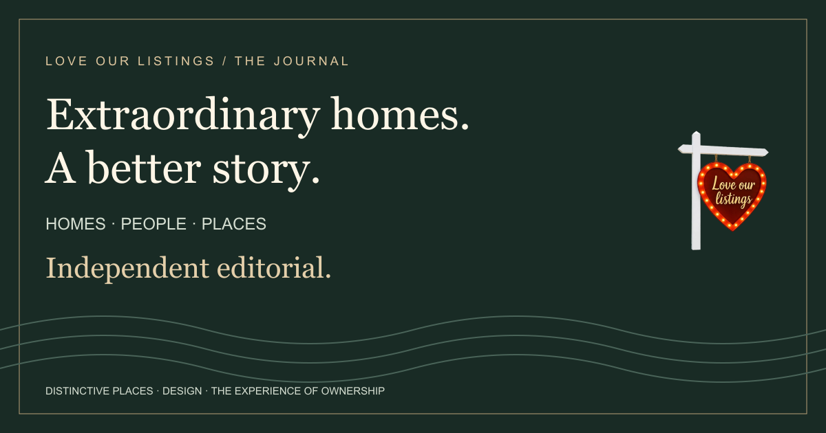 The Love Our Listings journal: homes, people and places